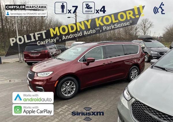 Chrysler Pacifica cena 169000 przebieg: 44000, rok produkcji 2021 z Pogorzela małe 529